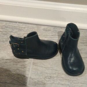 Pat & Ripaton Blue Starry Leather Boots